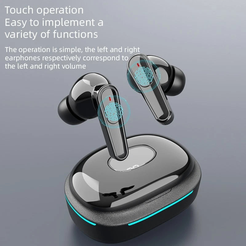 TWS Wireless Earbuds with Dual Mic ENC | Bluetooth Earphones for Android & iPhone