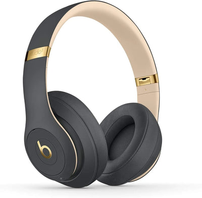 Beats Studio3 Wireless Over-Ear Headphones (Shadow Grey) with Apple W1 Chip & Gold Accents
