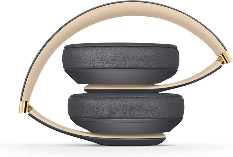 Beats Studio3 Wireless Over-Ear Headphones (Shadow Grey) with Apple W1 Chip & Gold Accents