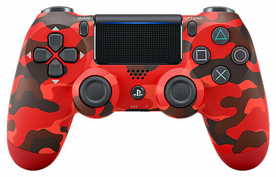 Official Sony DUALSHOCK 4 Wireless Controller for PS4 - Red Camouflage